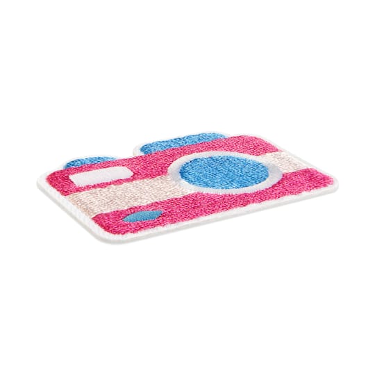 Camera Embroidered Iron-On & Adhesive Patch by Make Market®
